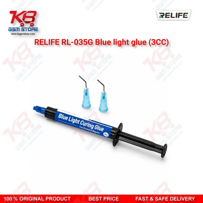 RELIFE RL-035G Blue Light Glue (3CC) – UV Curing Adhesive for Camera Lens Repair