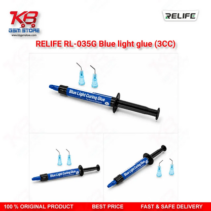 RELIFE RL-035G Blue Light Glue (3CC) – UV Curing Adhesive for Camera Lens Repair