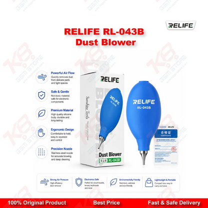 RELIFE RL-043B Silicone Dust Blower Ball for Mobile Repair