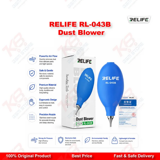 RELIFE RL-043B Silicone Dust Blower Ball for Mobile Repair