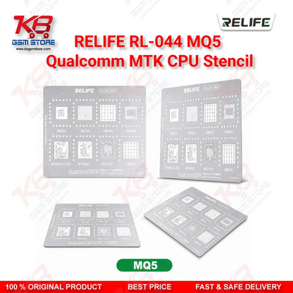 Relife RL-044 MQ5 Qualcomm MTK CPU BGA Reballing Stencil