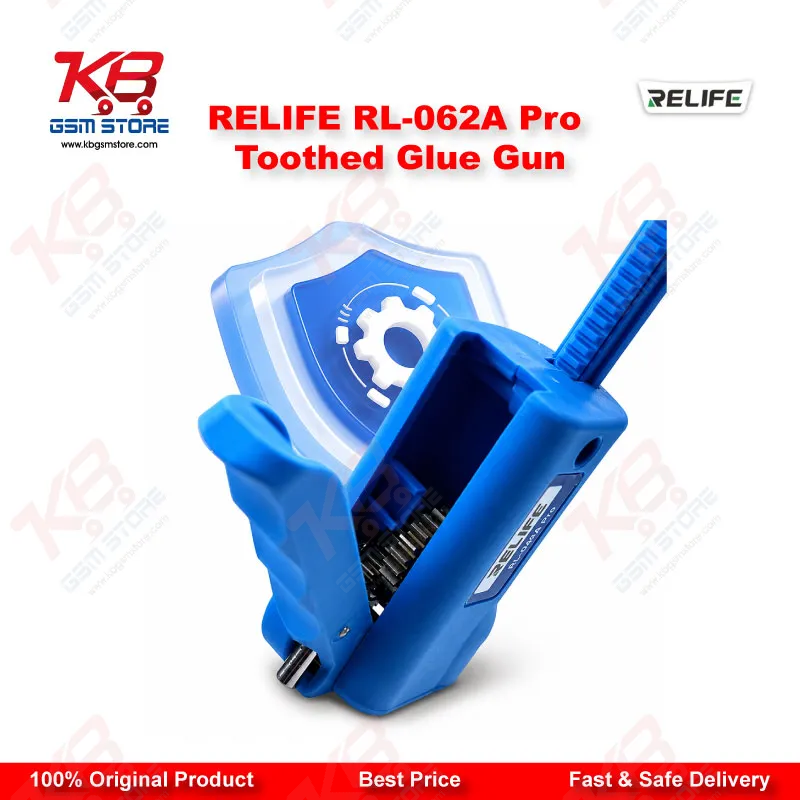 RELIFE RL-062A Pro Toothed Glue Gun – 10CC Manual Solder Paste & Flux Dispenser