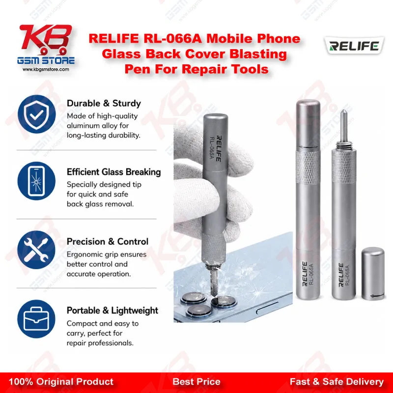 RELIFE RL-066A Mobile Phone Glass Back Cover Blasting Pen For Repair Tools