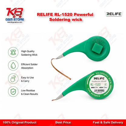 RELIFE RL-1520 Powerful Soldering wick
