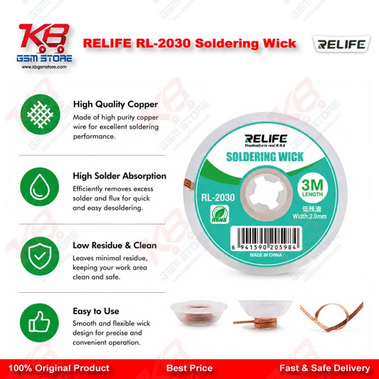 RELIFE RL-2030 Soldering Wick