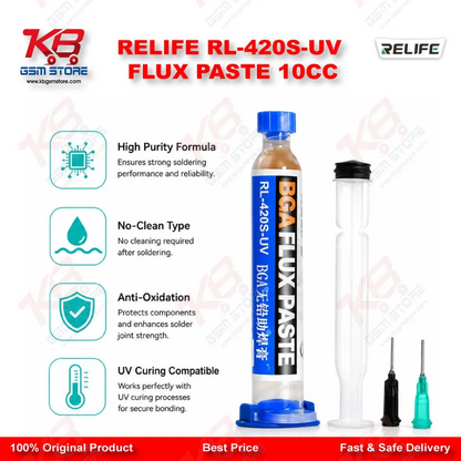 RELIFE RL-420S-UV FLUX PASTE 10CC