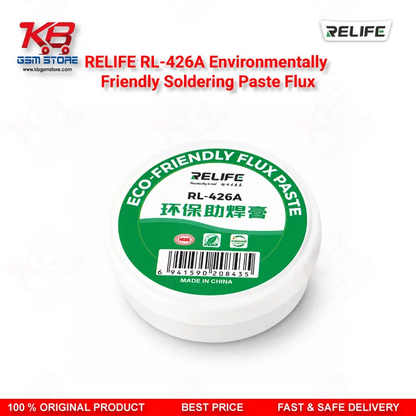 RELIFE RL-426A Environmentally Friendly Soldering Paste Flux 30g — High Purity Lead-Free Flux for BGA, SMT & PCB Repair