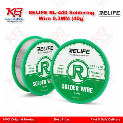 RELIFE RL-440 Soldering Wire 0.3MM (40g）