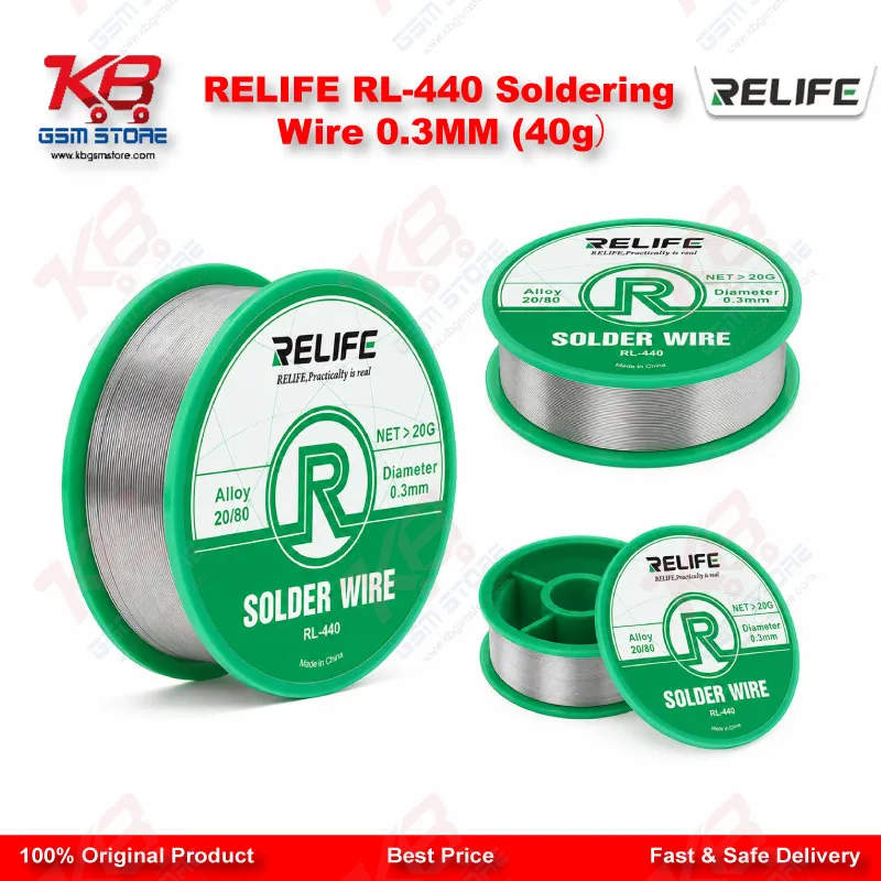 RELIFE RL-440 Soldering Wire 0.3MM (40g）