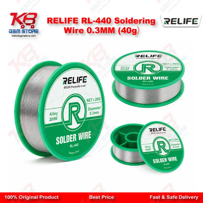 RELIFE RL-440 Soldering Wire 0.3MM (40g）