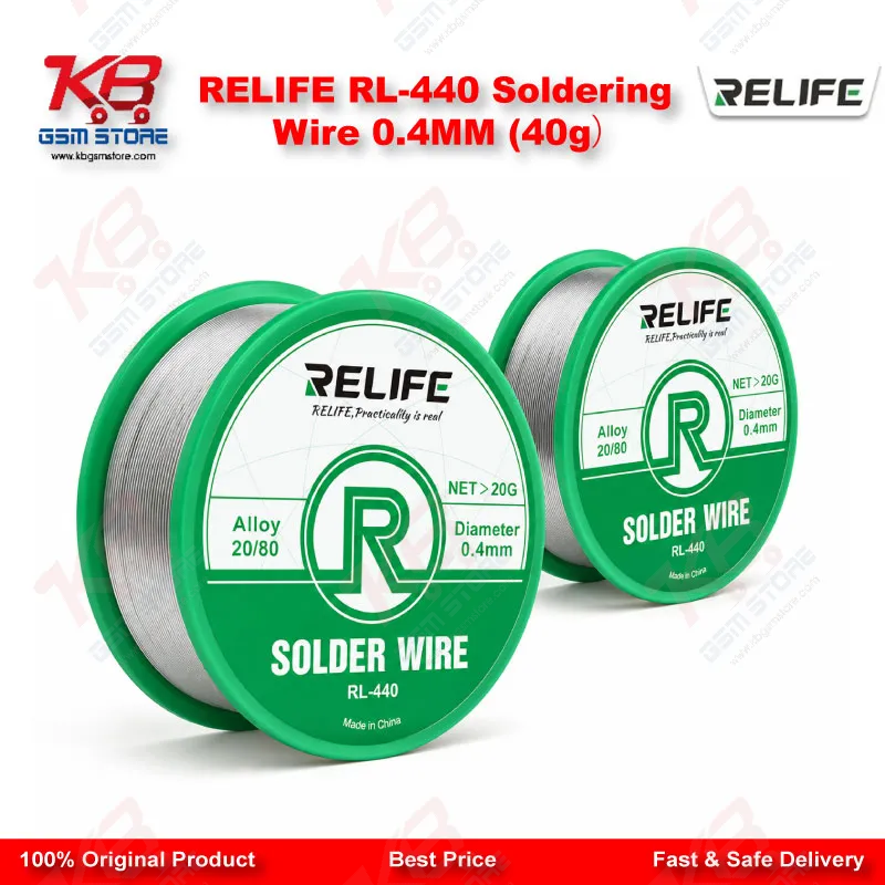 RELIFE RL-440 Soldering Wire 0.4MM (40g）