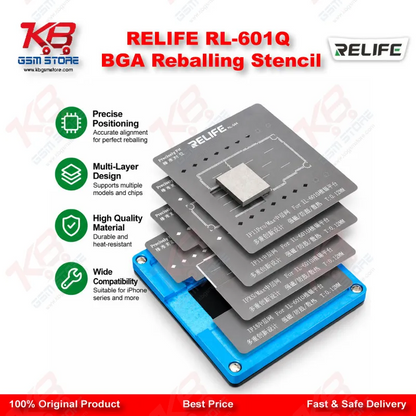 RELIFE RL-601Q BGA Reballing Stencil