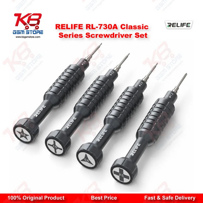 RELIFE RL-730A Steel Cannon King Classic Series 5-in-1 Precision Screwdriver Set