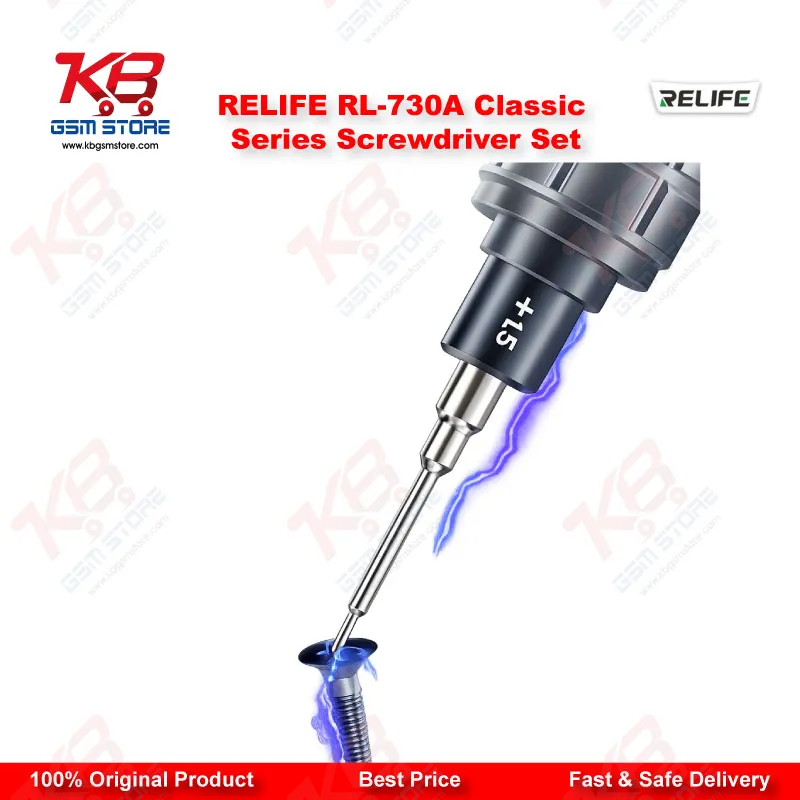 RELIFE RL-730A Steel Cannon King Classic Series 5-in-1 Precision Screwdriver Set