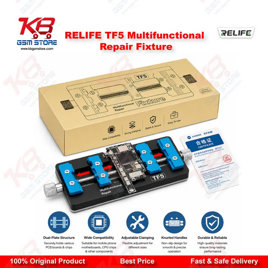 RELIFE TF5 Multifunctional Repair Fixture – Motherboard & CPU Chip Clamping Stand