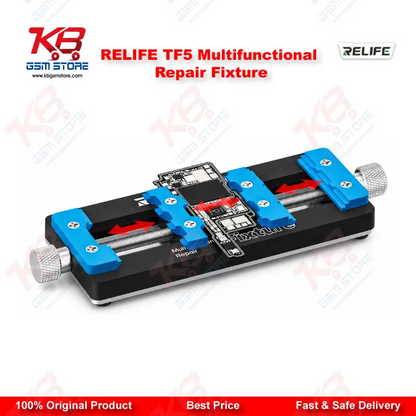Title: RELIFE TF5 Multifunctional Repair Fixture – Motherboard & CPU Chip Clamping Stand