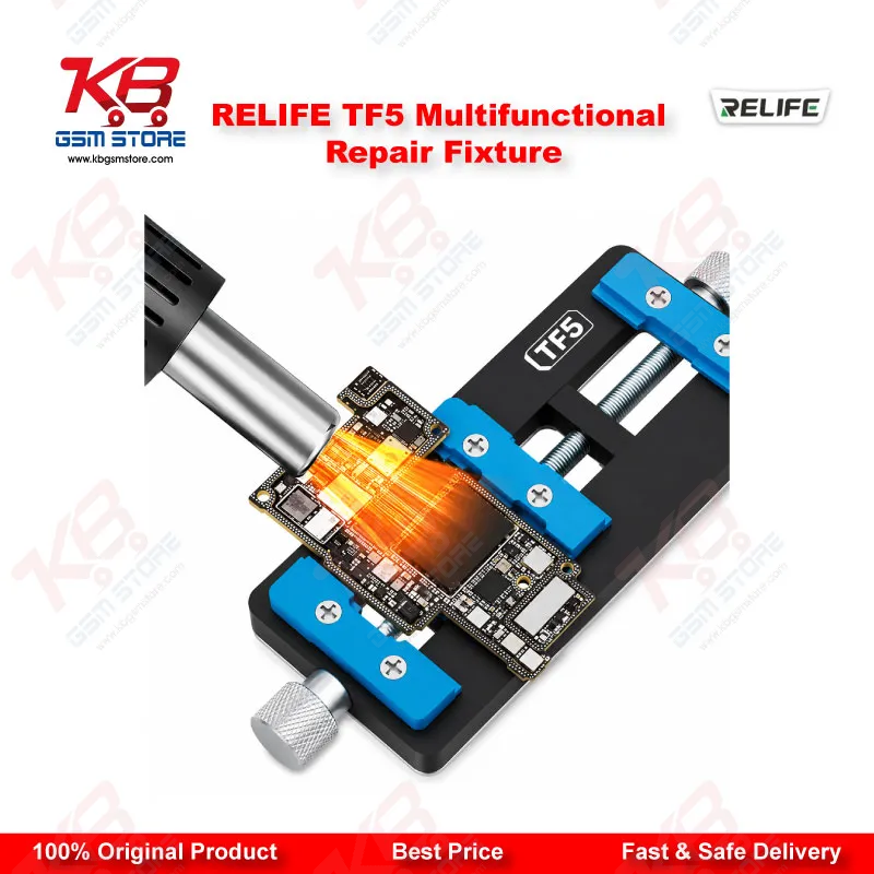 Title: RELIFE TF5 Multifunctional Repair Fixture – Motherboard & CPU Chip Clamping Stand