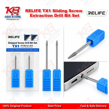 RELIFE TX1 Sliding Screw Extraction Drill Bit Set
