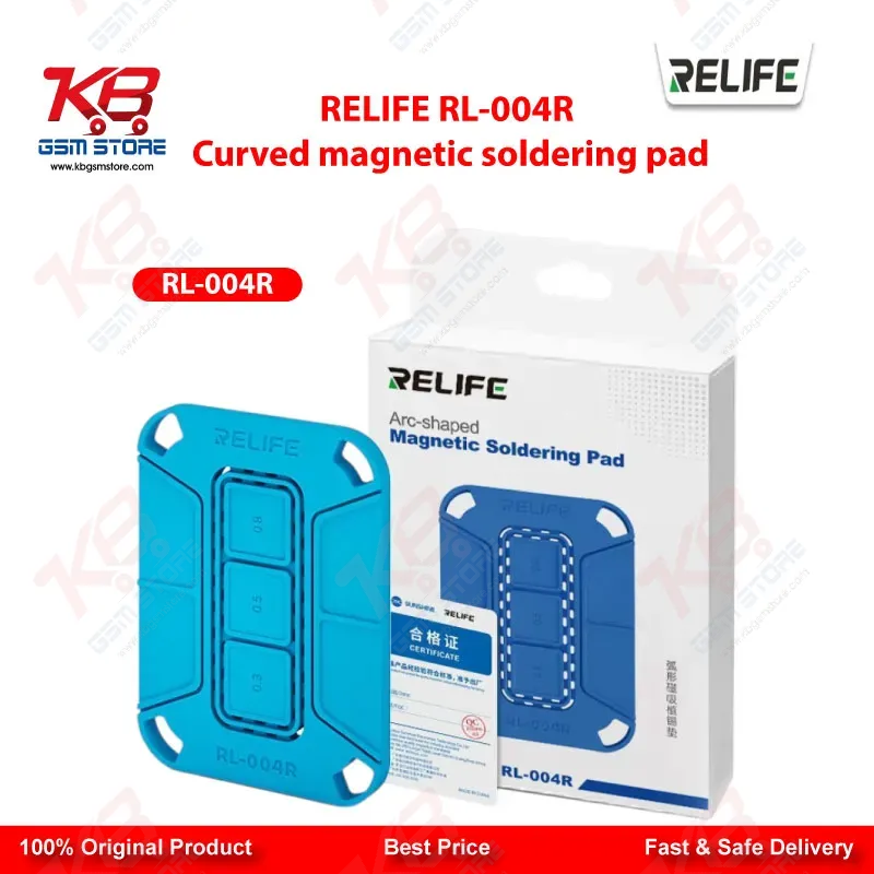RELIFE RL-004R Curved Magnetic Soldering Pad for CPU and Hard Drive IC Chip Repair