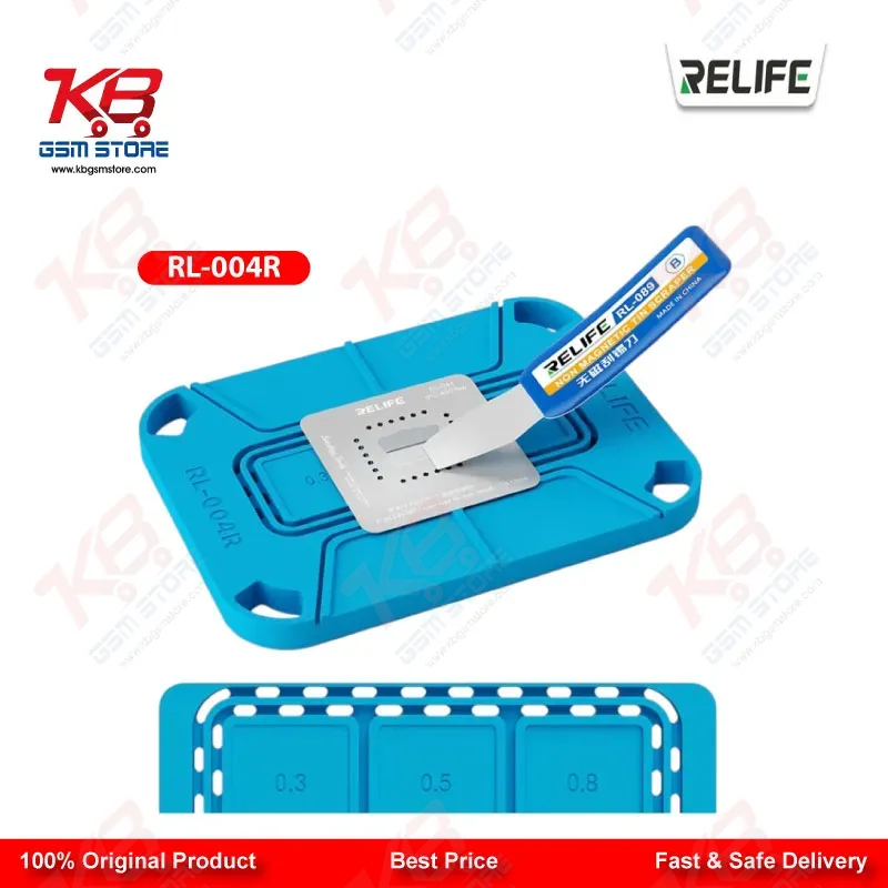 RELIFE RL-004R Curved Magnetic Soldering Pad for CPU and Hard Drive IC Chip Repair