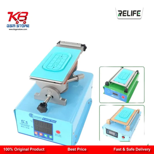 RELIFE RL-004SA Anti-Slip Silicone Pad for Screen Separator — Universal 7-Inch Green Mat