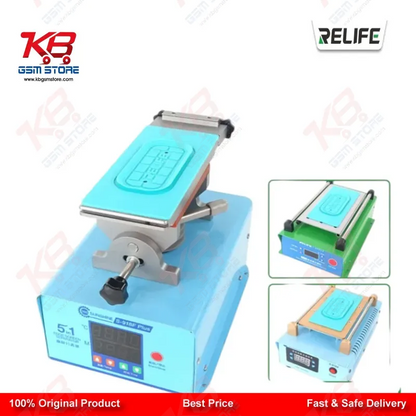 RELIFE RL-004SA Anti-Slip Silicone Pad for Screen Separator — Universal 7-Inch Green Mat