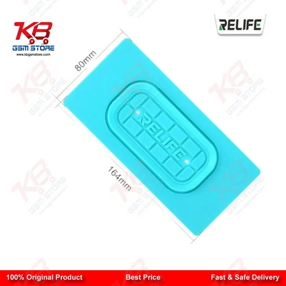RELIFE RL-004SA Anti-Slip Silicone Pad for Screen Separator — Universal 7-Inch Green Mat