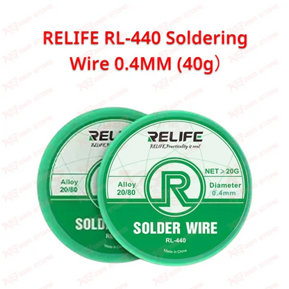 RELIFE RL-440 Soldering Wire 0.4MM (40g）