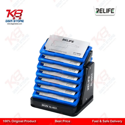 RELIFE RL-601T 31-in-1 iPhone Middle Layer BGA Reballing Platform Set — IPX to iPhone 17 Series