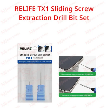RELIFE TX1 Sliding Screw Extraction Drill Bit Set