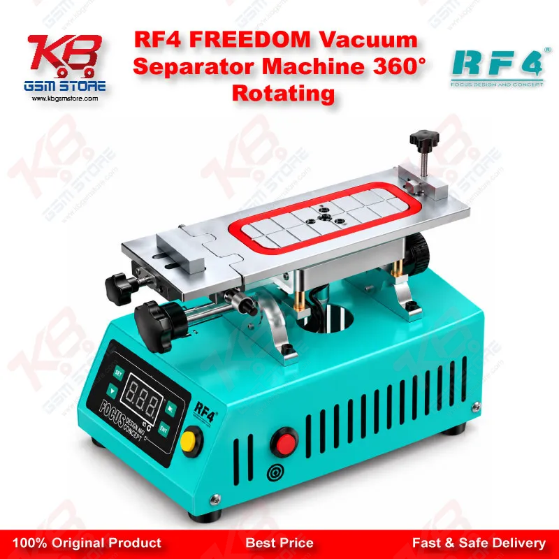 RF4 FREEDOM Vacuum Separator Machine 360° Rotating