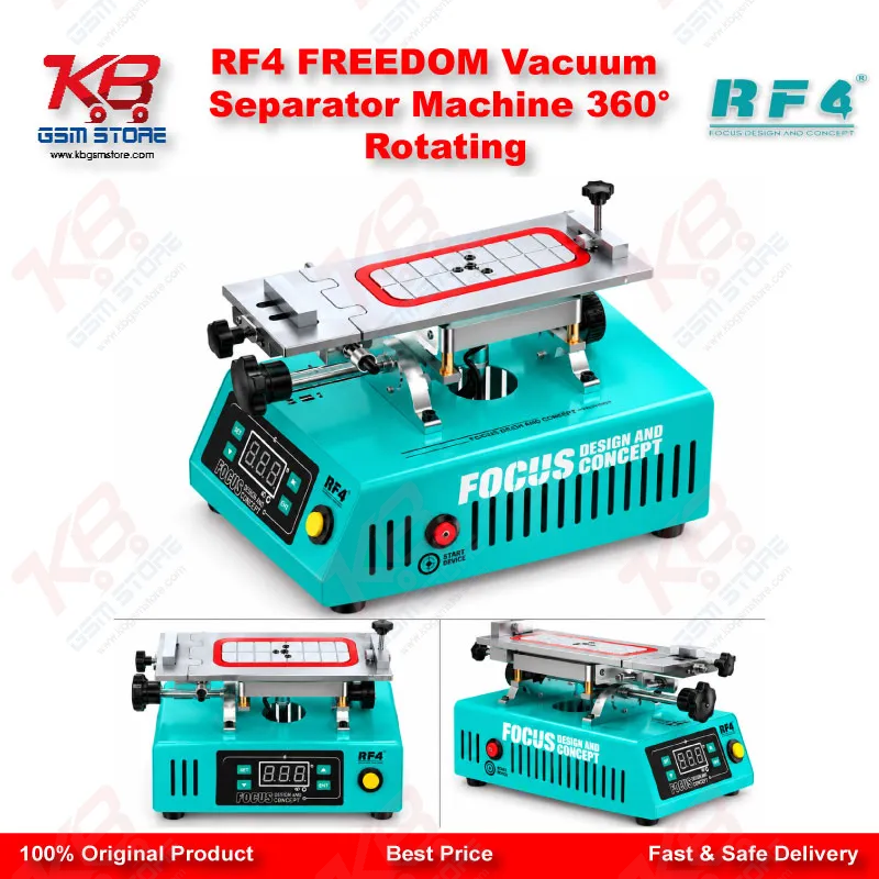 RF4 FREEDOM Vacuum Separator Machine 360° Rotating