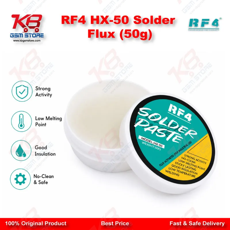 RF4 HX-50 Solder Flux (50g)