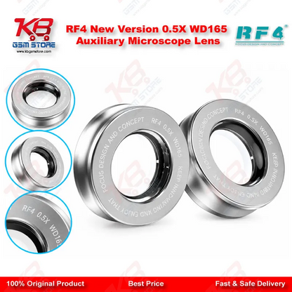 RF4 New Version 0.5X WD165 Auxiliary Microscope Lens