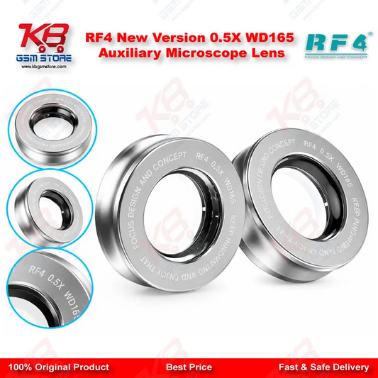 RF4 New Version 0.5X WD165 Auxiliary Microscope Lens