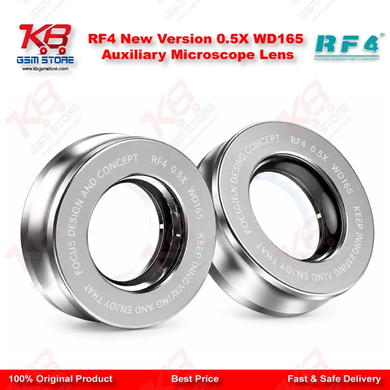 RF4 New Version 0.5X WD165 Auxiliary Microscope Lens