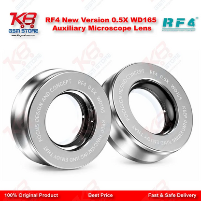 RF4 New Version 0.5X WD165 Auxiliary Microscope Lens