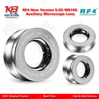 RF4 New Version 0.5X WD165 Auxiliary Microscope Lens
