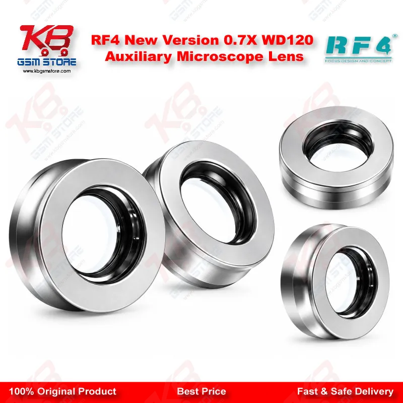 RF4 New Version 0.7X WD120 Auxiliary Microscope Lens