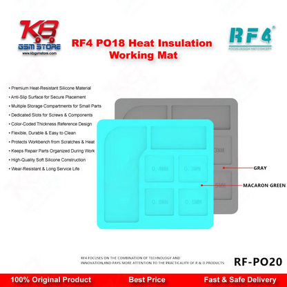 RF4 RF-PO20 Universal Multi-Purpose Silicone Soldering Pad for BGA IC Chip PCB Repair