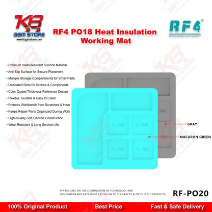 RF4 RF-PO20 Universal Multi-Purpose Silicone Soldering Pad for BGA IC Chip PCB Repair