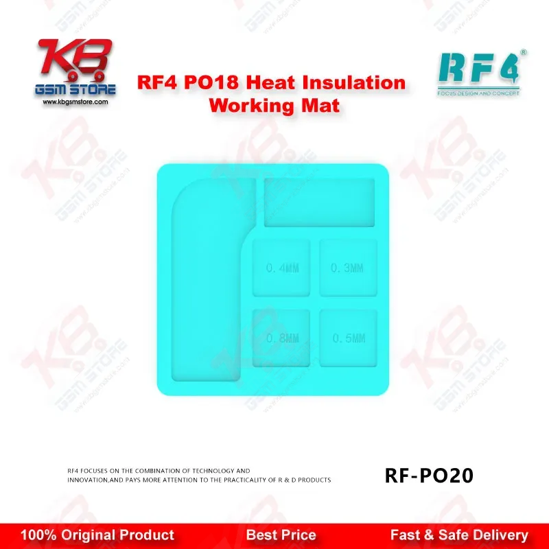 RF4 RF-PO20 Universal Multi-Purpose Silicone Soldering Pad for BGA IC Chip PCB Repair