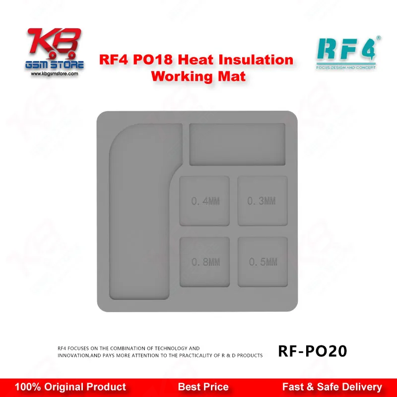 RF4 RF-PO20 Universal Multi-Purpose Silicone Soldering Pad for BGA IC Chip PCB Repair