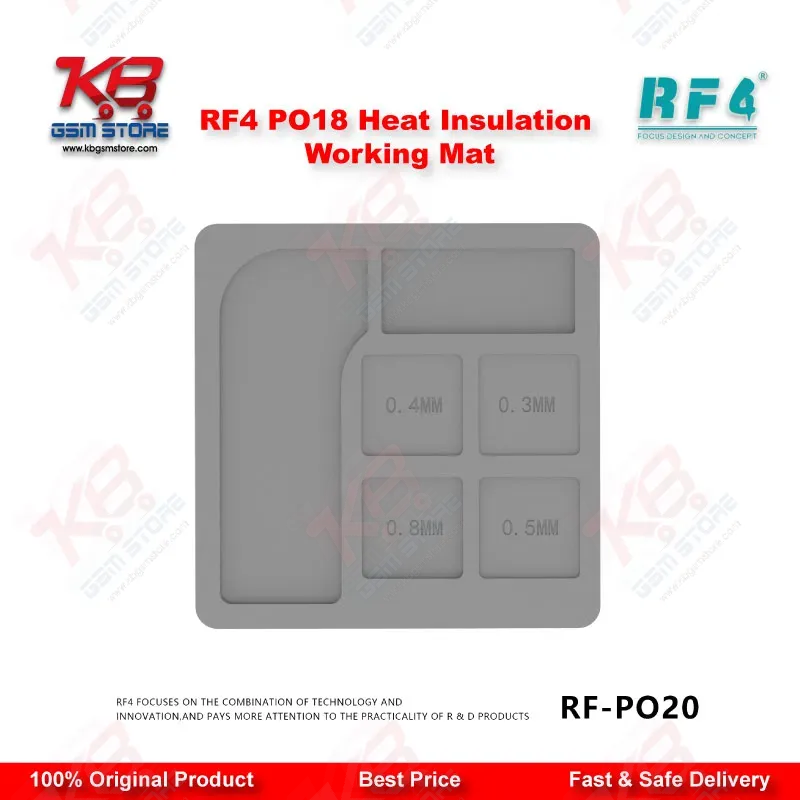RF4 RF-PO20 Universal Multi-Purpose Silicone Soldering Pad for BGA IC Chip PCB Repair
