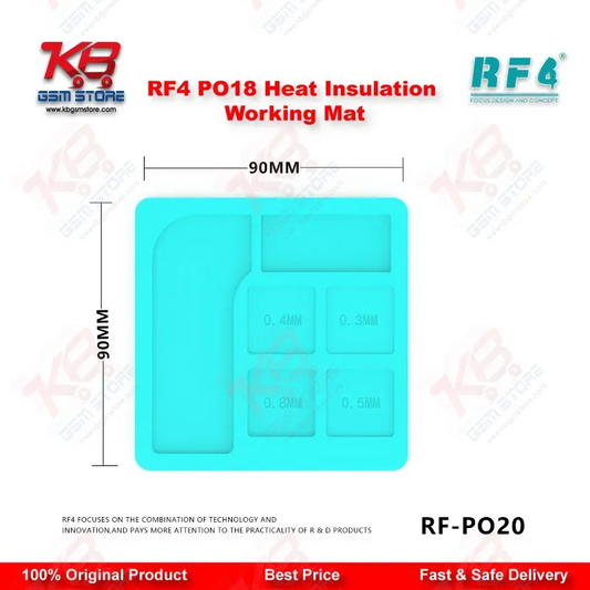 RF4 RF-PO20 Universal Multi-Purpose Silicone Soldering Pad for BGA IC Chip PCB Repair