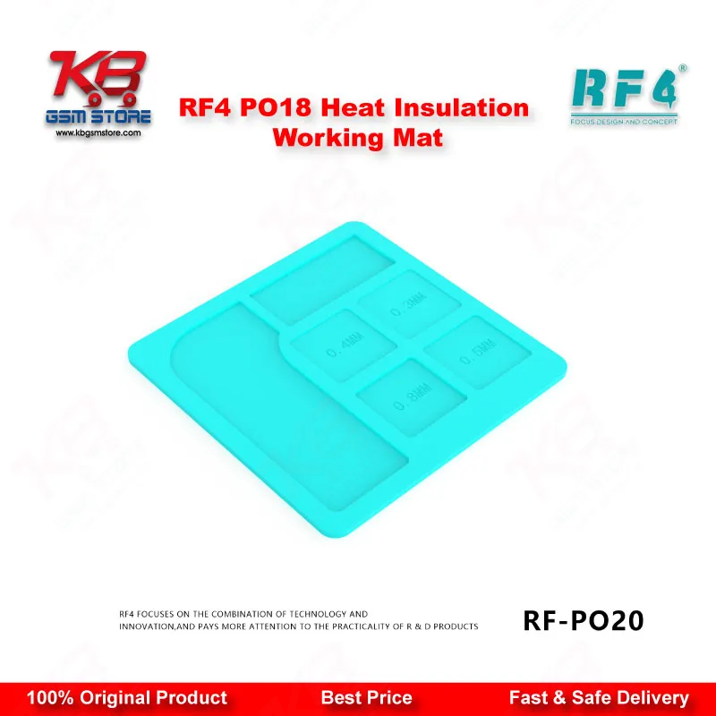 RF4 RF-PO20 Universal Multi-Purpose Silicone Soldering Pad for BGA IC Chip PCB Repair