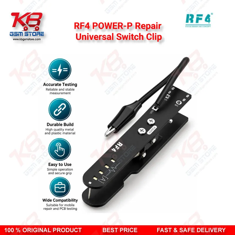 RF4 POWER-P Universal Switch Clip for Mobile Motherboard Power-On Testing
