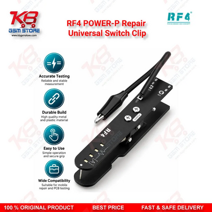 RF4 POWER-P Universal Switch Clip for Mobile Motherboard Power-On Testing
