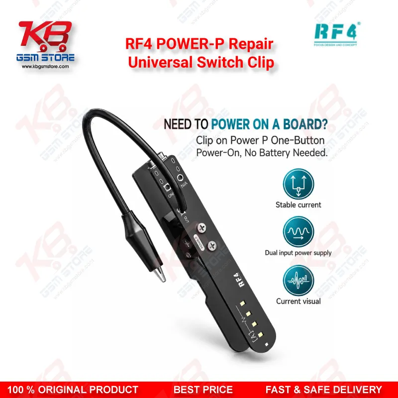 RF4 POWER-P Universal Switch Clip for Mobile Motherboard Power-On Testing