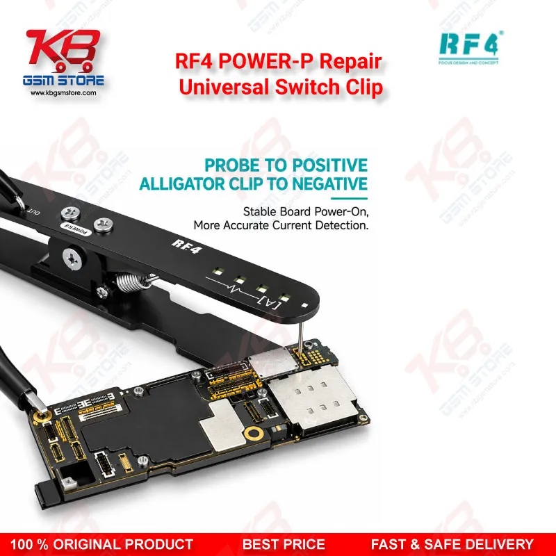 RF4 POWER-P Universal Switch Clip for Mobile Motherboard Power-On Testing